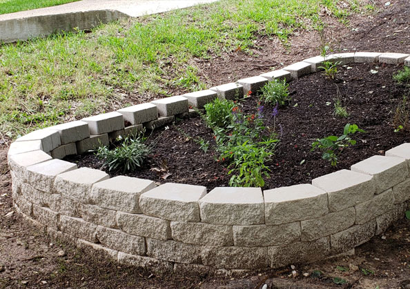 Custom garden bed